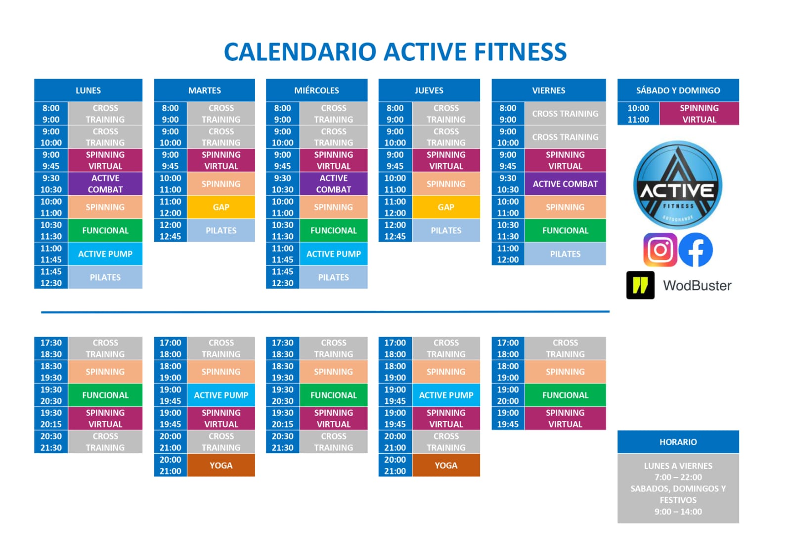 HORARIO NUEVO CORREGIDO NOVIEMBRE